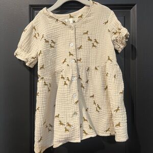 Rylee + Cru Jeanette horse dress size 2-3 Years